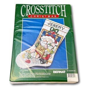 Bernat Stocking Cross-Stich Stocking Christmas